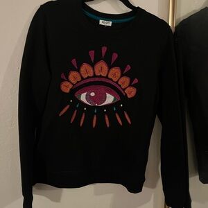 Kenzo Black Sweatshirt with Eye Design